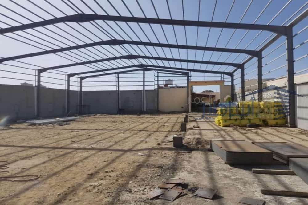 مقاول تصميم هناجر حديد للتخزين والاستخدام الصناعي – القرني حداد 2000