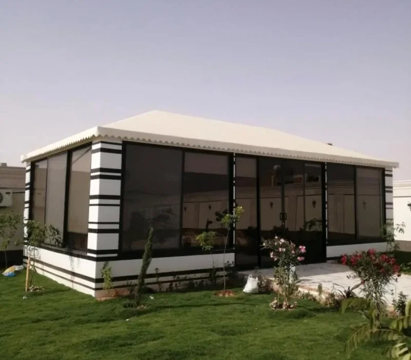 بيت شعر زجاجي مودرن – القرني حداد 2000