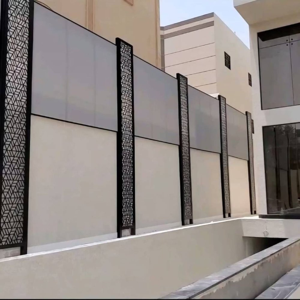 سواتر لكسان مع حديد قص ليزر للحوش – القرني حداد 2000