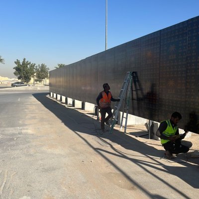 تسوير أراضي فضاء إعلانات بجودة عالية – القرني حداد 2000