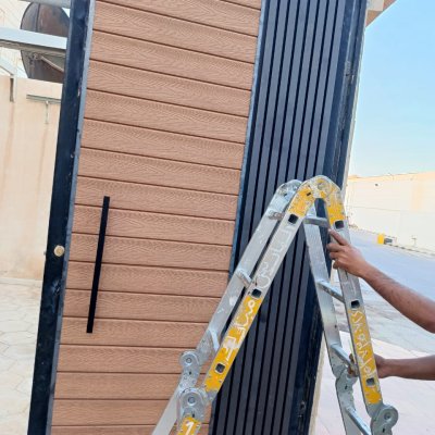 تحويل الباب القديم إلى باب جديد حديدي متين بديل خشب – القرني حداد 2000