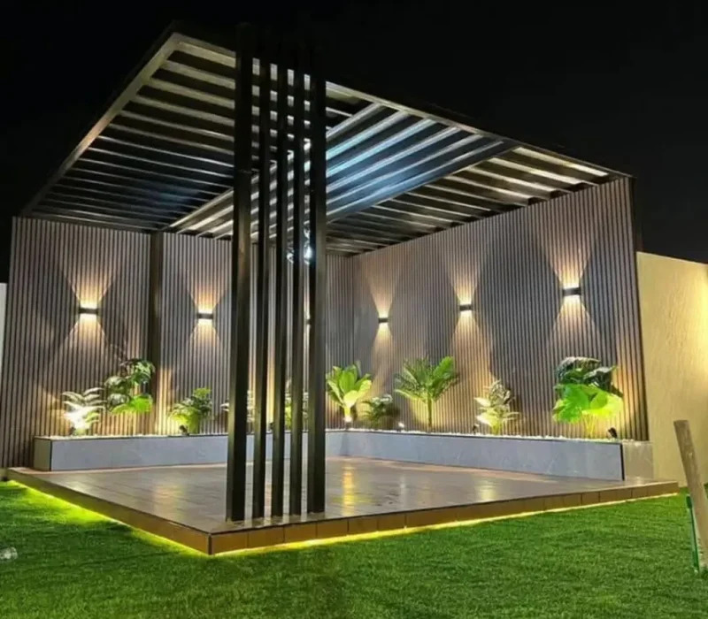 جلسات خارجية حديد بتصاميم عصرية – القرني حداد 2000