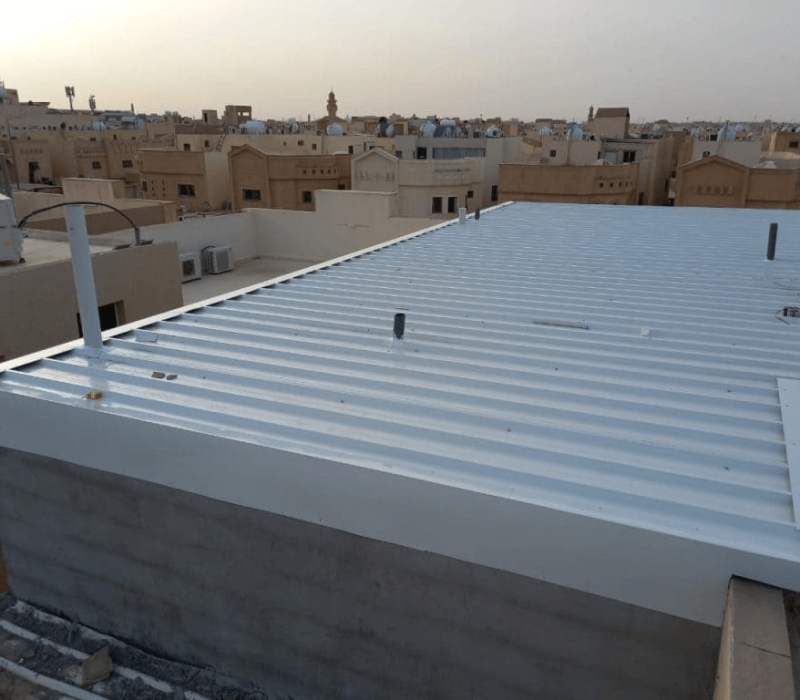 تركيب سقف سندويش بنل متين – القرني حداد 2000