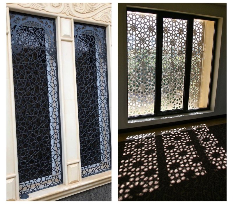 نوافذ حديد قص ليزر مودرن – القرني حداد 2000