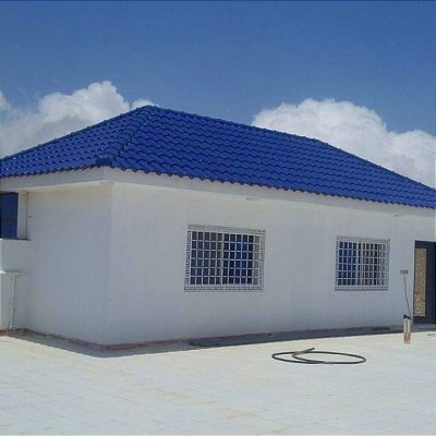 تركيب قرميد أزرق لمجلس خارجي – القرني حداد 2000