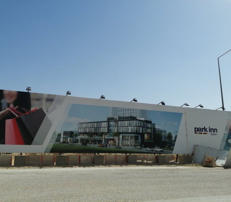 تسوير أراضي إعلانية بترخيص البلدية – القرني حداد 2000